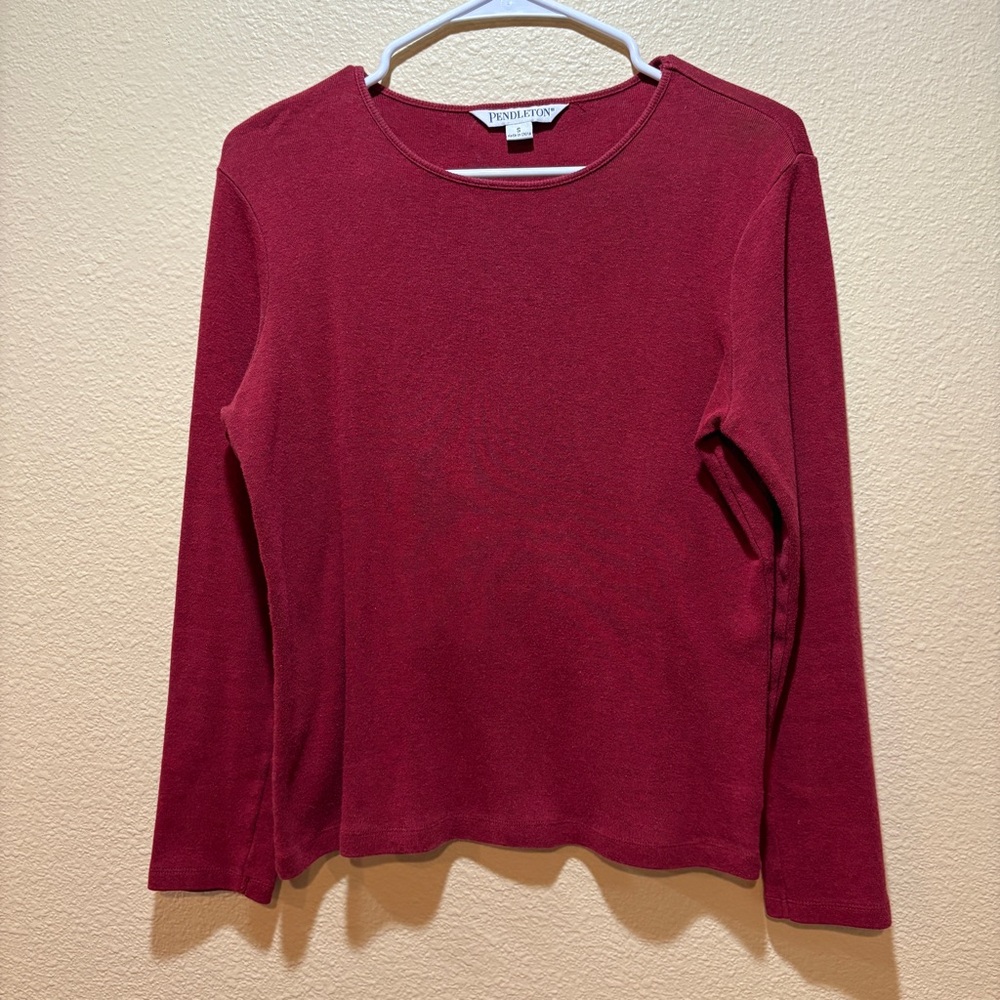 Pendleton Red Sweater Size Small
